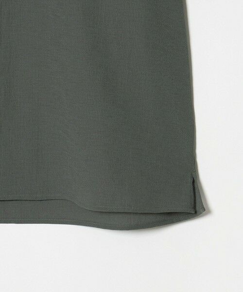 green label relaxing / グリーンレーベル リラクシング シャツ・ブラウス | ボイル メッシュ オープンカラー 半袖 シャツ -吸水速乾- | 詳細8