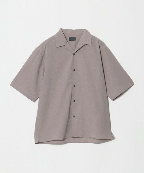 green label relaxing / グリーンレーベル リラクシング シャツ・ブラウス | ボイル メッシュ オープンカラー 半袖 シャツ -吸水速乾- | 詳細21