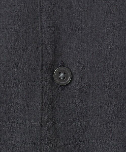 green label relaxing / グリーンレーベル リラクシング シャツ・ブラウス | ボイル メッシュ オープンカラー 半袖 シャツ -吸水速乾- | 詳細14