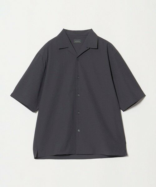 green label relaxing / グリーンレーベル リラクシング シャツ・ブラウス | ボイル メッシュ オープンカラー 半袖 シャツ -吸水速乾- | 詳細28