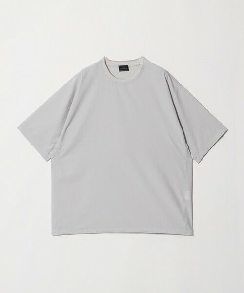 green label relaxing / グリーンレーベル リラクシング Tシャツ | Dot Air ドローコード クルーネック 半袖 Tシャツ -ストレッチ-(LT.GRAY)