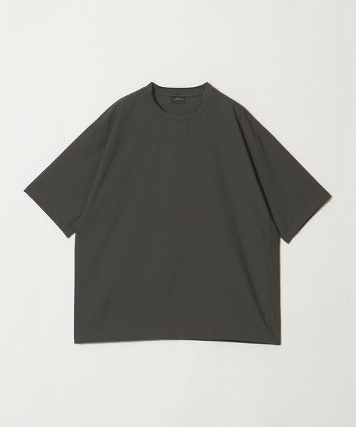 green label relaxing / グリーンレーベル リラクシング Tシャツ | Dot Air ドローコード クルーネック 半袖 Tシャツ -ストレッチ-(OLIVE)