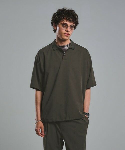 green label relaxing / グリーンレーベル リラクシング ポロシャツ | Dot Air ドローコード 半袖 ポロシャツ -ストレッチ- | 詳細13
