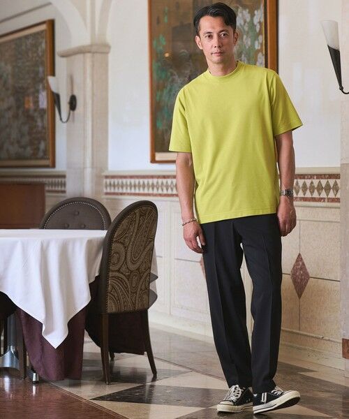 green label relaxing / グリーンレーベル リラクシング Tシャツ | Somarti クルーネック 半袖 Tシャツ -UVカット・汗染み防止・遮熱- | 詳細3