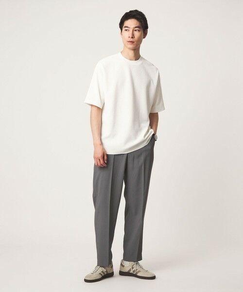 green label relaxing / グリーンレーベル リラクシング Tシャツ | Somarti ワッフル クルーネック 半袖 Tシャツ -遮熱・UVカット・吸水速乾- | 詳細2