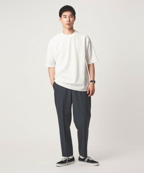 green label relaxing / グリーンレーベル リラクシング Tシャツ | Somarti ワッフル クルーネック 半袖 Tシャツ -遮熱・UVカット・吸水速乾- | 詳細3
