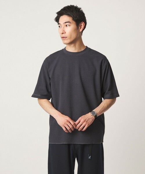 green label relaxing / グリーンレーベル リラクシング Tシャツ | Somarti ワッフル クルーネック 半袖 Tシャツ -遮熱・UVカット・吸水速乾- | 詳細6