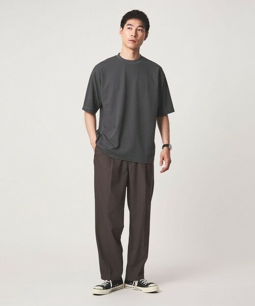 green label relaxing / グリーンレーベル リラクシング Tシャツ | Somarti ワッフル クルーネック 半袖 Tシャツ -遮熱・UVカット・吸水速乾- | 詳細9