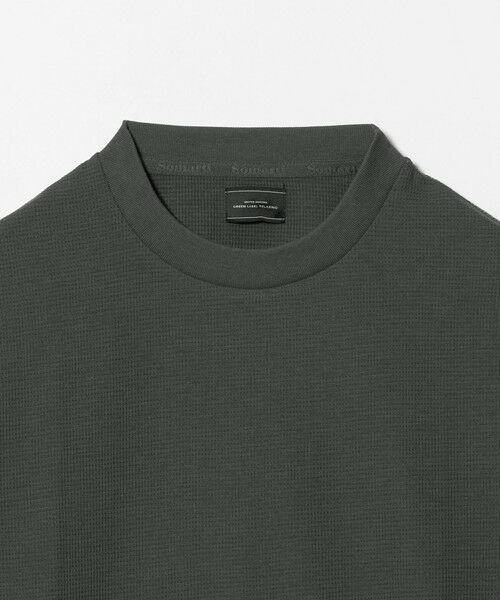 green label relaxing / グリーンレーベル リラクシング Tシャツ | Somarti ワッフル クルーネック 半袖 Tシャツ -遮熱・UVカット・吸水速乾- | 詳細12