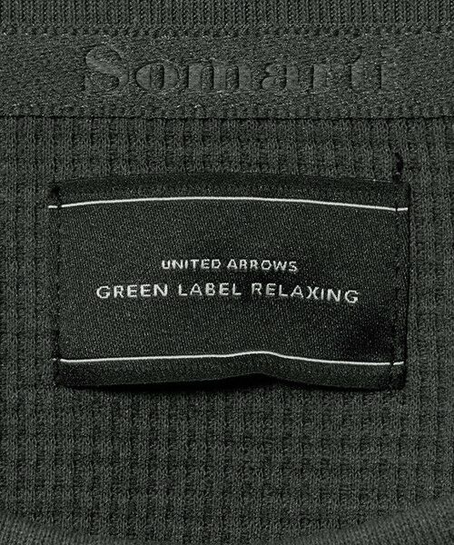 green label relaxing / グリーンレーベル リラクシング Tシャツ | Somarti ワッフル クルーネック 半袖 Tシャツ -遮熱・UVカット・吸水速乾- | 詳細15