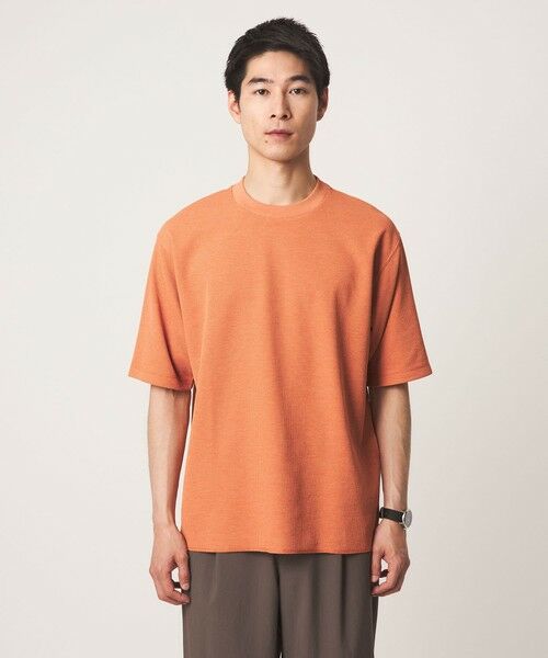 green label relaxing / グリーンレーベル リラクシング Tシャツ | Somarti ワッフル クルーネック 半袖 Tシャツ -遮熱・UVカット・吸水速乾- | 詳細24