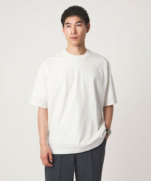 green label relaxing / グリーンレーベル リラクシング Tシャツ | ドルマンスリーブ クルーネック 半袖Tシャツ -UVカット・接触冷感・遮熱- | 詳細2