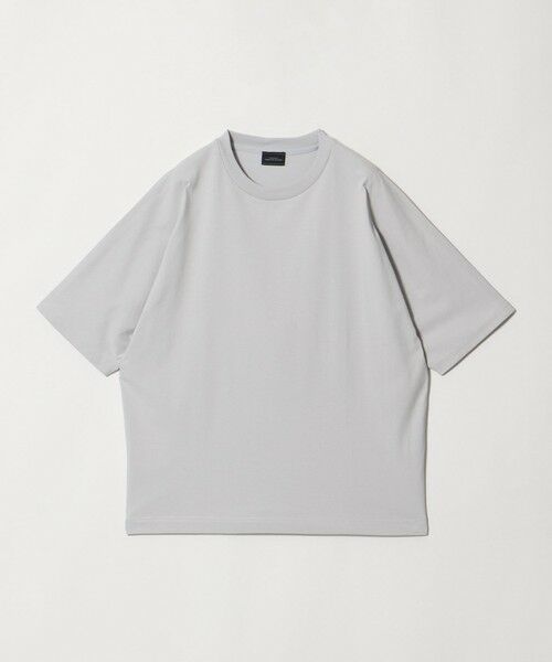 green label relaxing / グリーンレーベル リラクシング Tシャツ | HEAT SHIELD ドルマンスリーブ クルーネック 半袖Tシャツ -UVカット・接触冷感・遮熱-(LT.GRAY)