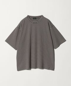 green label relaxing / グリーンレーベル リラクシング Tシャツ | フェード ボーダー クルーネック 半袖 Tシャツ
