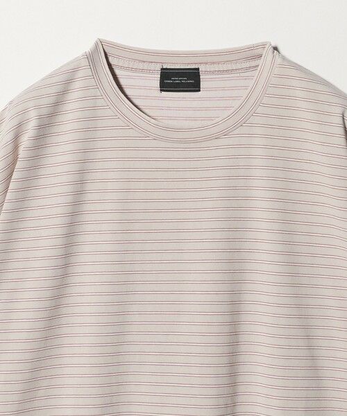 green label relaxing / グリーンレーベル リラクシング Tシャツ | フェード ボーダー クルーネック 半袖 Tシャツ | 詳細7