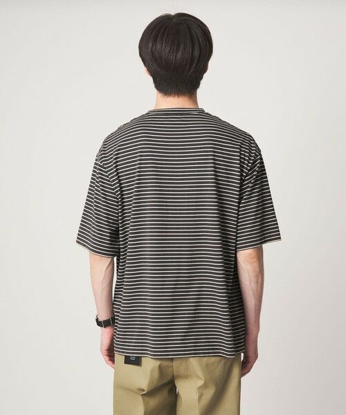 green label relaxing / グリーンレーベル リラクシング Tシャツ | フェード ボーダー クルーネック 半袖 Tシャツ | 詳細14