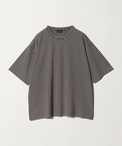 green label relaxing / グリーンレーベル リラクシング Tシャツ | フェード ボーダー クルーネック 半袖 Tシャツ | 詳細15