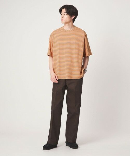 green label relaxing / グリーンレーベル リラクシング Tシャツ | フェード ボーダー クルーネック 半袖 Tシャツ | 詳細24