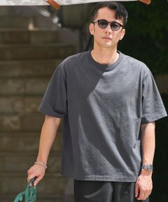 green label relaxing / グリーンレーベル リラクシング Tシャツ | オーバーダイ クルーネック 半袖 Tシャツ カットソー