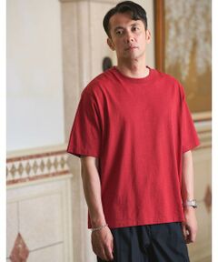 green label relaxing / グリーンレーベル リラクシング Tシャツ | オーバーダイ クルーネック 半袖 Tシャツ カットソー
