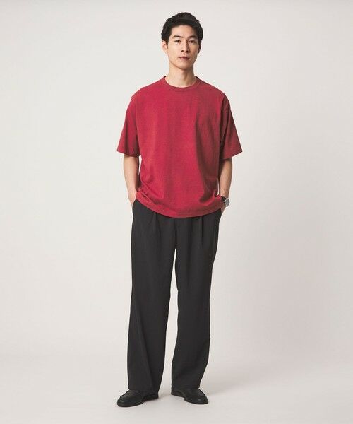 green label relaxing / グリーンレーベル リラクシング Tシャツ | オーバーダイ クルーネック 半袖 Tシャツ カットソー | 詳細16