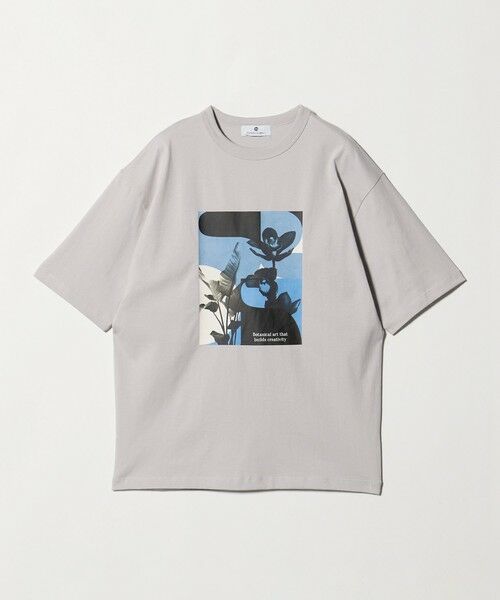 green label relaxing / グリーンレーベル リラクシング Tシャツ | ＜Phospho Graphica＞グラフィック 半袖 Tシャツ カットソー（LT.GRAY）