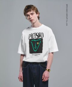 green label relaxing / グリーンレーベル リラクシング Tシャツ | 【別注】＜PABLO PICASSO＞インスパイアアート プリント 半袖 Tシャツ カットソー