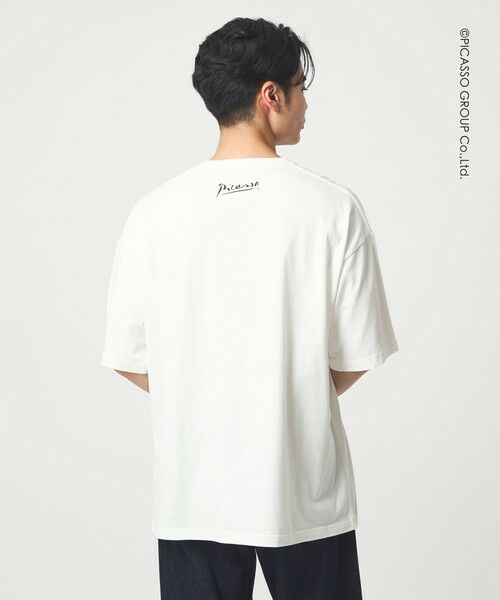 green label relaxing / グリーンレーベル リラクシング Tシャツ | 【別注】＜PABLO PICASSO＞インスパイアアート プリント 半袖 Tシャツ カットソー | 詳細3