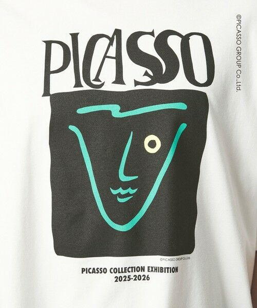 green label relaxing / グリーンレーベル リラクシング Tシャツ | 【別注】＜PABLO PICASSO＞インスパイアアート プリント 半袖 Tシャツ カットソー | 詳細5