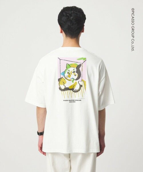 green label relaxing / グリーンレーベル リラクシング Tシャツ | 【別注】＜PABLO PICASSO＞インスパイアアート プリント 半袖 Tシャツ カットソー | 詳細11