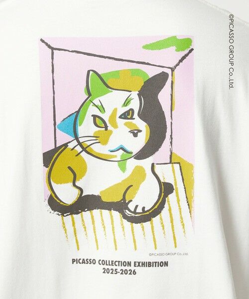 green label relaxing / グリーンレーベル リラクシング Tシャツ | 【別注】＜PABLO PICASSO＞インスパイアアート プリント 半袖 Tシャツ カットソー | 詳細15