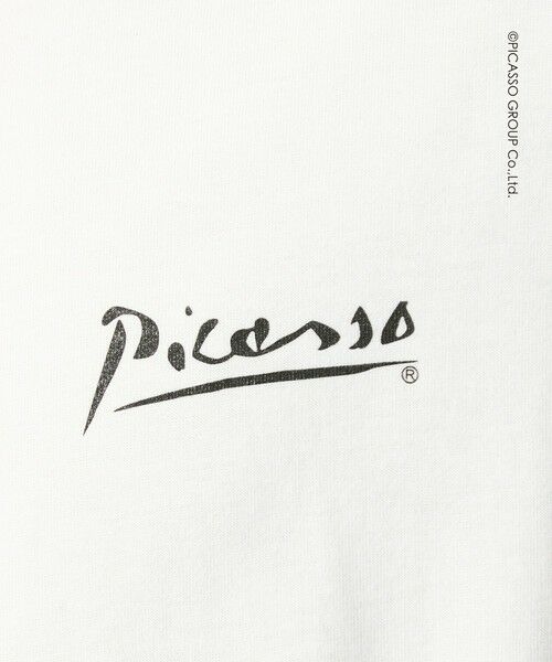 green label relaxing / グリーンレーベル リラクシング Tシャツ | 【別注】＜PABLO PICASSO＞インスパイアアート プリント 半袖 Tシャツ カットソー | 詳細16