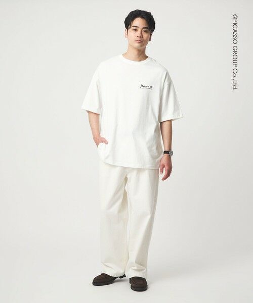green label relaxing / グリーンレーベル リラクシング Tシャツ | 【別注】＜PABLO PICASSO＞インスパイアアート プリント 半袖 Tシャツ カットソー | 詳細8