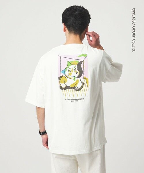 green label relaxing / グリーンレーベル リラクシング Tシャツ | 【別注】＜PABLO PICASSO＞インスパイアアート プリント 半袖 Tシャツ カットソー（その他2）
