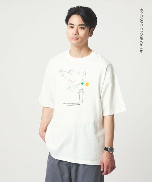 green label relaxing / グリーンレーベル リラクシング Tシャツ | 【別注】＜PABLO PICASSO＞インスパイアアート プリント 半袖 Tシャツ カットソー | 詳細19