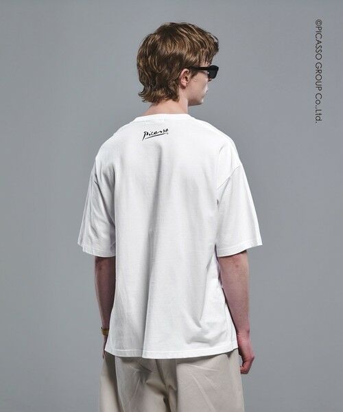 green label relaxing / グリーンレーベル リラクシング Tシャツ | 【別注】＜PABLO PICASSO＞インスパイアアート プリント 半袖 Tシャツ カットソー | 詳細17