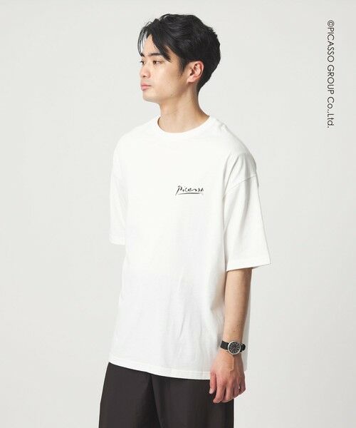 green label relaxing / グリーンレーベル リラクシング Tシャツ | 【別注】＜PABLO PICASSO＞インスパイアアート プリント 半袖 Tシャツ カットソー | 詳細27
