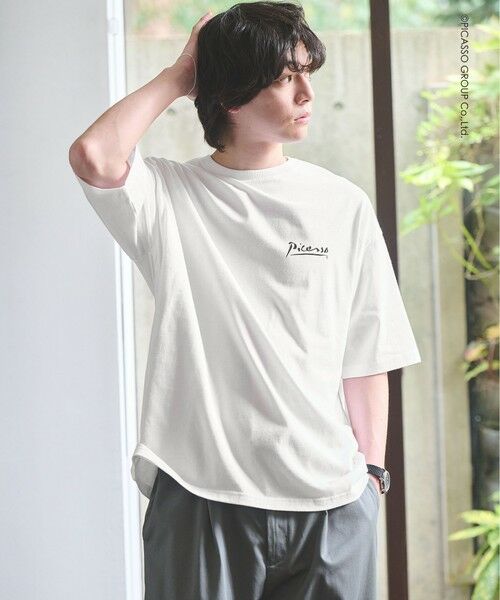 green label relaxing / グリーンレーベル リラクシング Tシャツ | 【別注】＜PABLO PICASSO＞インスパイアアート プリント 半袖 Tシャツ カットソー | 詳細25