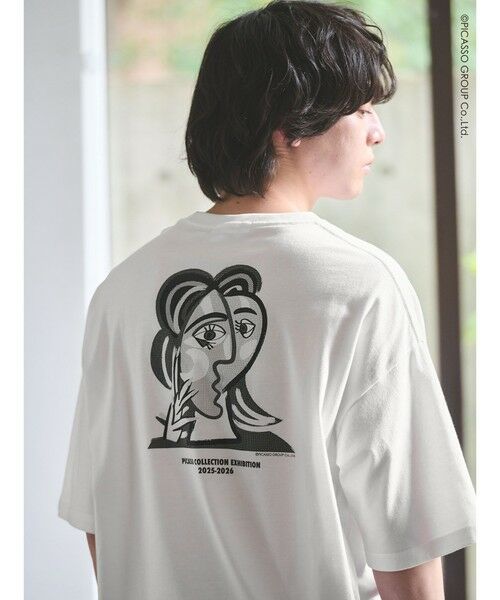 green label relaxing / グリーンレーベル リラクシング Tシャツ | 【別注】＜PABLO PICASSO＞インスパイアアート プリント 半袖 Tシャツ カットソー | 詳細26