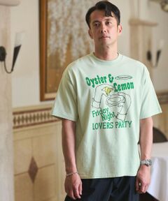 green label relaxing / グリーンレーベル リラクシング Tシャツ | 【別注】＜SCREEN STARS＞GLR シーフード 半袖 Tシャツ