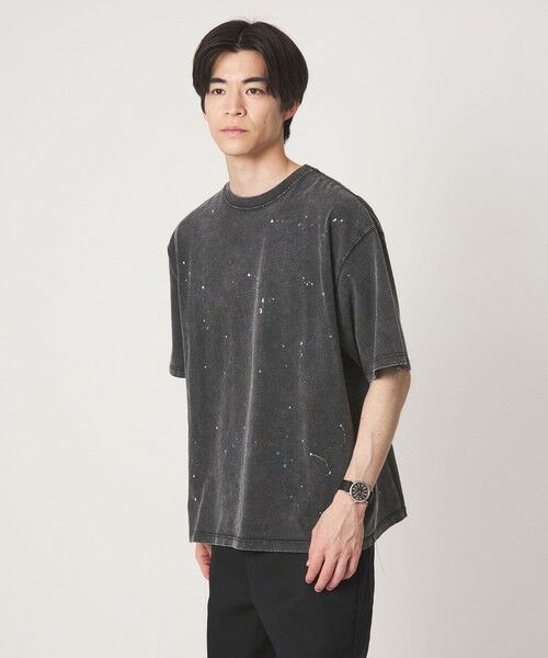 green label relaxing / グリーンレーベル リラクシング Tシャツ | 【別注】＜SCREEN STARS＞GLR ドロップ ペイント 半袖 Tシャツ | 詳細2