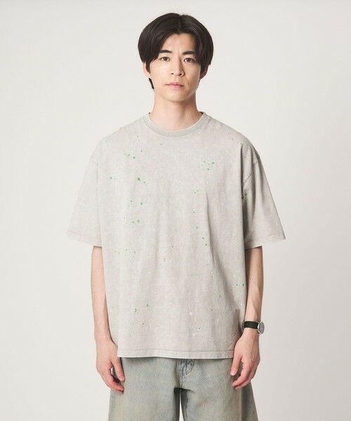 green label relaxing / グリーンレーベル リラクシング Tシャツ | 【別注】＜SCREEN STARS＞GLR ドロップ ペイント 半袖 Tシャツ | 詳細8