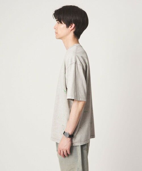 green label relaxing / グリーンレーベル リラクシング Tシャツ | 【別注】＜SCREEN STARS＞GLR ドロップ ペイント 半袖 Tシャツ | 詳細9