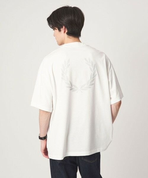 green label relaxing / グリーンレーベル リラクシング Tシャツ | ＜FRED PERRY＞バックプリント ローレル リース 半袖 Tシャツ カットソー | 詳細1