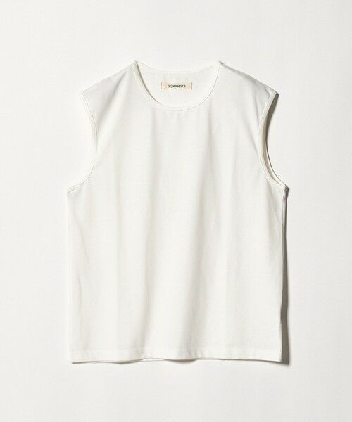 green label relaxing / グリーンレーベル リラクシング Tシャツ | 【別注/WEB限定】＜3/2 WORKS＞GLR ノースリーブ タンクトップ（OFF WHITE）
