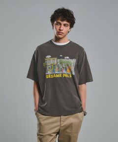 green label relaxing / グリーンレーベル リラクシング Tシャツ | 【別注】＜URBAMENT＞「セサミストリート」半袖 Tシャツ