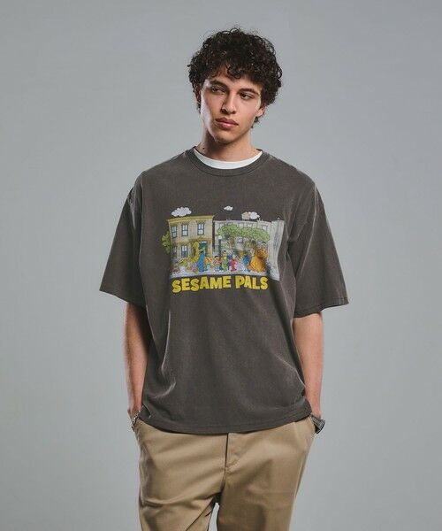 green label relaxing / グリーンレーベル リラクシング Tシャツ | 【別注】＜URBAMENT＞「セサミストリート」半袖 Tシャツ（その他6）