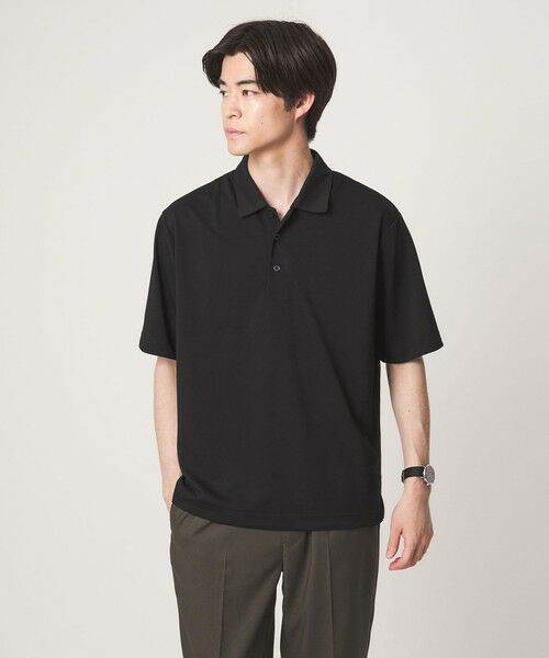 green label relaxing / グリーンレーベル リラクシング Tシャツ | 【WEB限定】JUST fit ジャージ 半袖 ポロシャツ（BLACK）