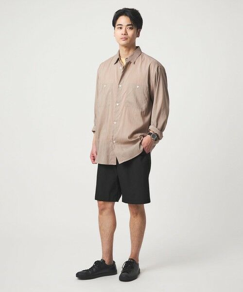 green label relaxing / グリーンレーベル リラクシング ショート・ハーフ・半端丈パンツ | Dot Air ワイド ユーティリティー ショート パンツ ショーツ -ストレッチ- | 詳細1