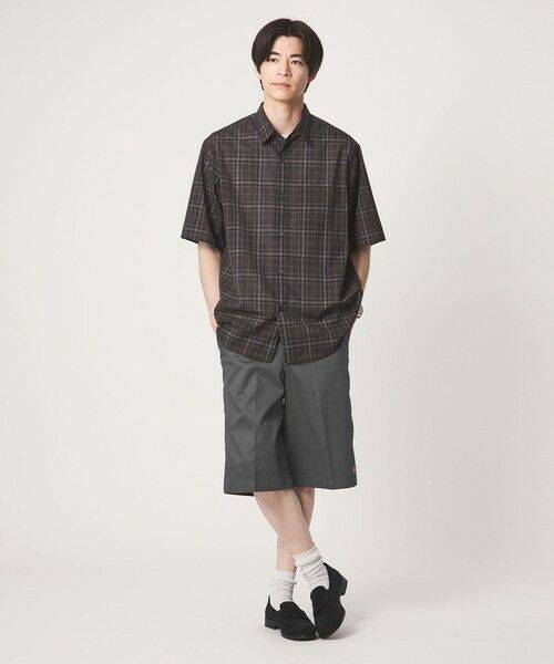 green label relaxing / グリーンレーベル リラクシング ショート・ハーフ・半端丈パンツ | <Dickies>TCツイル イージー ショーツ ショートパンツ | 詳細6